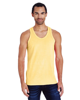 ComfortWash by Hanes Unisex 100% Ringspun Cotton Tank GDH300 | Summer Squash - Front