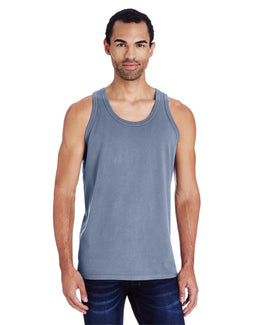 ComfortWash by Hanes Unisex 100% Ringspun Cotton Tank GDH300 | Saltwater - Front