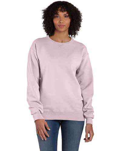 ComfortWash by Hanes Unisex Crew Sweatshirt GDH400 | Cotton Candy - Front