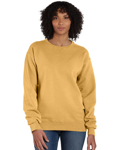 ComfortWash by Hanes Unisex Crew Sweatshirt GDH400 | Artisan Gold - Front