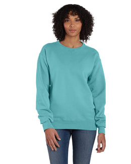ComfortWash by Hanes Unisex Crew Sweatshirt GDH400 | Mint - Front
