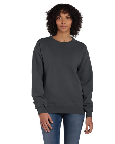 ComfortWash by Hanes Unisex Crew Sweatshirt GDH400 | New Railroad - Front