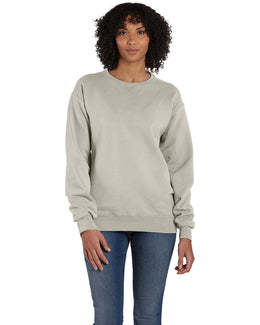 ComfortWash by Hanes Unisex Crew Sweatshirt GDH400 | Parchment - Front