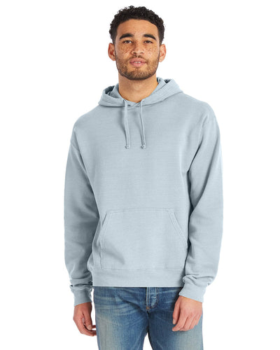 ComfortWash by Hanes Pullover Hooded Sweatshirt GDH450 | Soothing Blue - Front