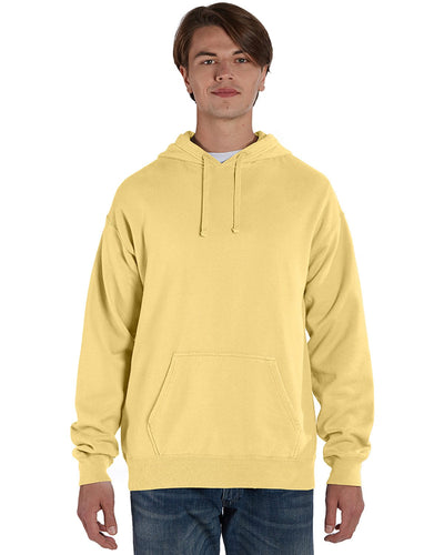 ComfortWash by Hanes Pullover Hooded Sweatshirt GDH450 | Summer Squash - Front