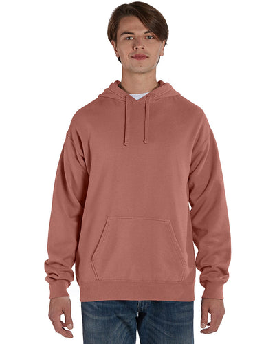 ComfortWash by Hanes Pullover Hooded Sweatshirt GDH450 | Mauve - Front