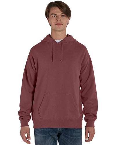 ComfortWash by Hanes Pullover Hooded Sweatshirt GDH450 | Cayenne - Front