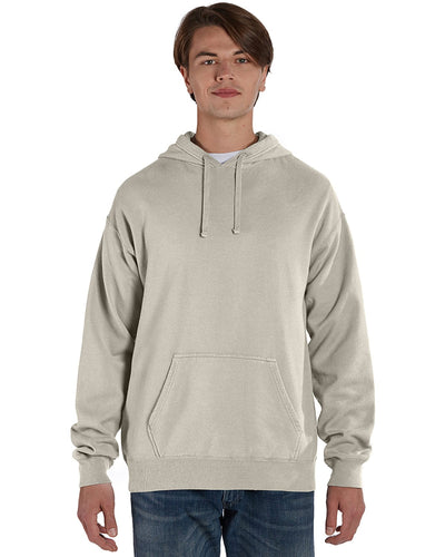 ComfortWash by Hanes Pullover Hooded Sweatshirt GDH450 | Parchment - Front