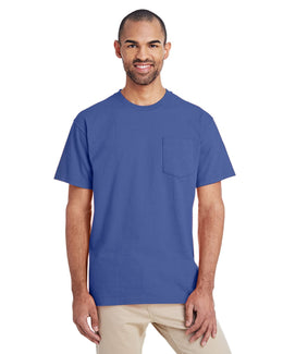 Gildan Hammer T-Shirt with Pocket H300 | Flo Blue - Front