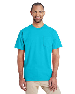 Gildan Hammer T-Shirt with Pocket H300 | Lagoon Blue - Front