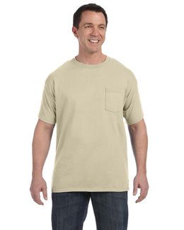 Hanes Authentic-T Pocket T-Shirt H5590 | Sand - Front
