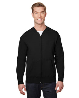 Gildan Hammer Full-Zip Sweatshirt HF700 | Black - Front