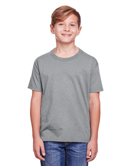 Fruit of the Loom Youth ICONIC T-Shirt IC47BR | Athletic Heather - Front