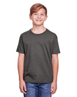 Fruit of the Loom Youth ICONIC T-Shirt IC47BR | Charcoal Heather - Front