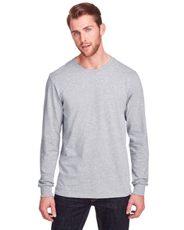 Fruit of the Loom Adult ICONIC Long Sleeve T-Shirt IC47LSR | Athletic Heather - Front