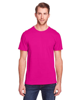 Fruit of the Loom Adult ICONIC T-Shirt IC47MR | Cyber Pink - Front