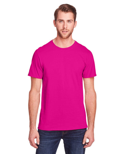 Fruit of the Loom Adult ICONIC T-Shirt IC47MR | Cyber Pink - Front