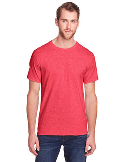 Fruit of the Loom Adult ICONIC T-Shirt IC47MR | Fiery Red Hthr - Front