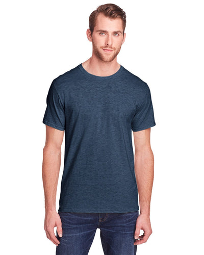 Fruit of the Loom Adult ICONIC T-Shirt IC47MR | Indigo Heather - Front