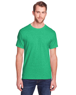 Fruit of the Loom Adult ICONIC T-Shirt IC47MR | Irish Green Hthr - Front