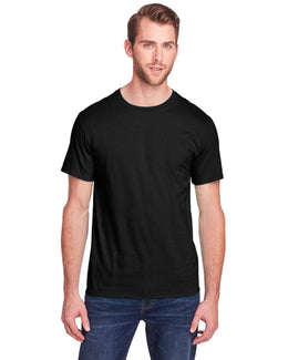 Fruit of the Loom Adult ICONIC T-Shirt IC47MR | Black Ink - Front
