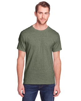 Fruit of the Loom Adult ICONIC T-Shirt IC47MR | Military Grn Hth - Front