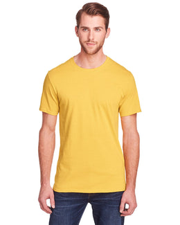 Fruit of the Loom Adult ICONIC T-Shirt IC47MR | Mustard Heather - Front