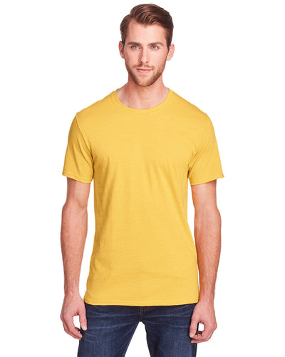Fruit of the Loom Adult ICONIC T-Shirt IC47MR | Mustard Heather - Front
