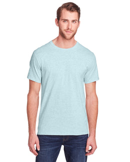Fruit of the Loom Adult ICONIC T-Shirt IC47MR | Aqua Velvet Hthr - Front