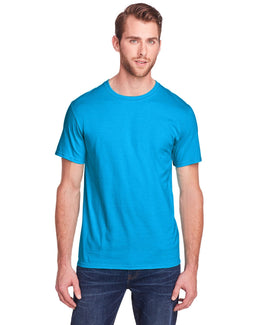 Fruit of the Loom Adult ICONIC T-Shirt IC47MR | Pacific Blue - Front