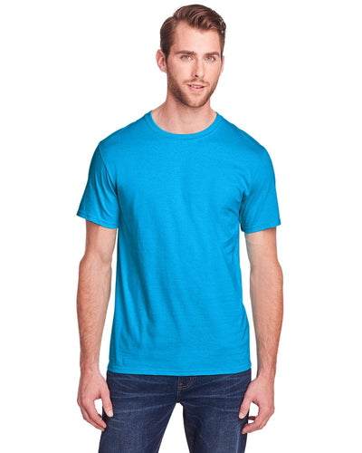 Fruit of the Loom Adult ICONIC T-Shirt IC47MR | Pacific Blue - Front