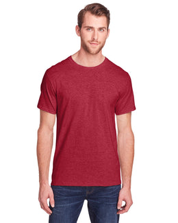 Fruit of the Loom Adult ICONIC T-Shirt IC47MR | Peppered Red Hth - Front