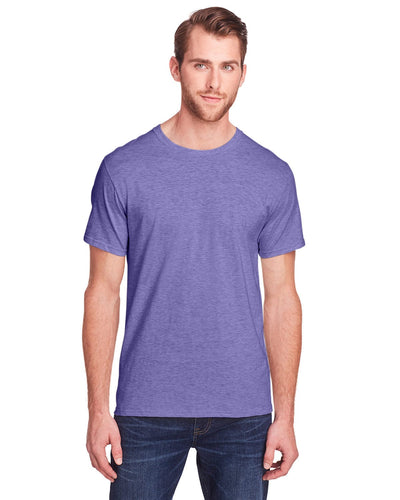 Fruit of the Loom Adult ICONIC T-Shirt IC47MR | Retro Hth Purple - Front