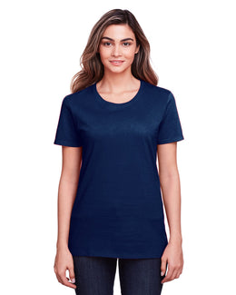 Fruit of the Loom Ladies ICONIC T-Shirt IC47WR | J Navy - Front