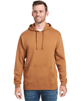 J America Tailgate Fleece Pullover Hoodie JA8815 | Copper - Front