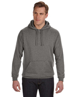 J America Tailgate Fleece Pullover Hoodie JA8815 | Charcoal Heather - Front