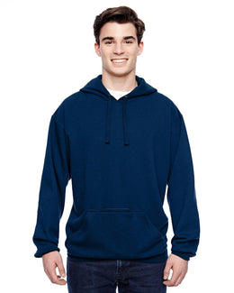 J America Tailgate Fleece Pullover Hoodie JA8815 | Navy - Front