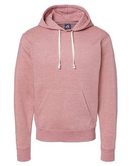 J America Unisex Triblend Pullover Hoodie JA8871 | Dusty Rose Tribl - Front