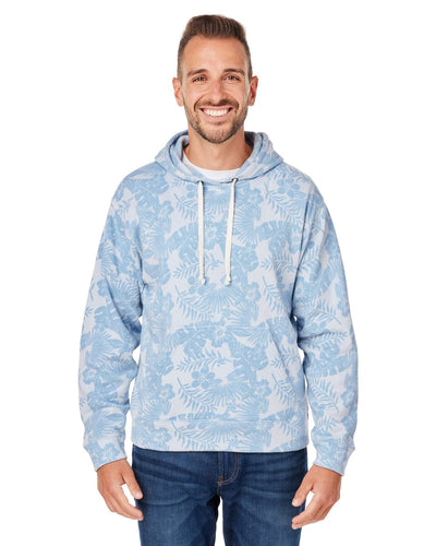 J America Unisex Triblend Pullover Hoodie JA8871 | Chmbry Aloha Trb - Front