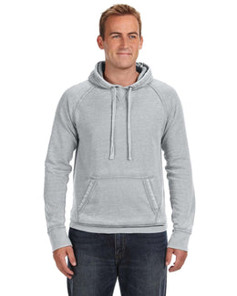 J America Vintage Zen Fleece Pullover Hood JA8915 | Cement - Front