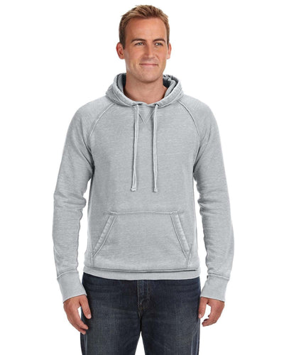 J America Vintage Zen Fleece Pullover Hood JA8915 | Cement - Front