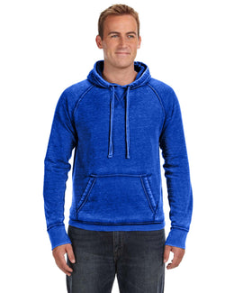 J America Vintage Zen Fleece Pullover Hood JA8915 | Twisted Royal - Front