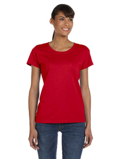 Fruit of the Loom Ladies Heavy Cotton T-Shirt L3930R | True Red - Front