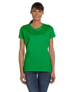 Fruit of the Loom Ladies Heavy Cotton T-Shirt L3930R | Kelly - Front