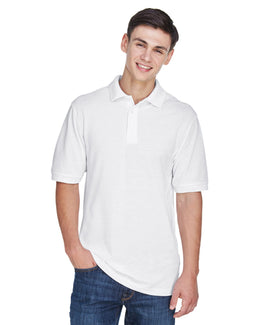 Harriton Easy Blend Polo Shirt M265 | White - Front