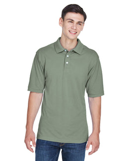 Harriton Easy Blend Polo Shirt M265 | Dill - Front