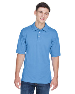 Harriton Easy Blend Polo Shirt M265 | Lt College Blue - Front