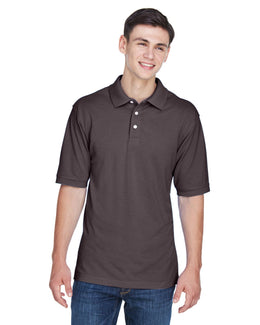 Harriton Easy Blend Polo Shirt M265 | Espresso - Front