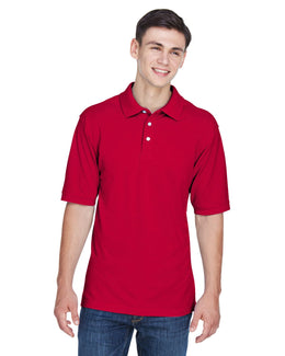 Harriton Easy Blend Polo Shirt M265 | Red - Front