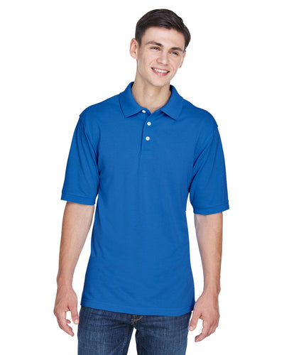 Harriton Easy Blend Polo Shirt M265 | True Royal - Front